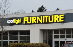 Woodway Internally Illuminate LED Signs for Woodway Retail Businesses